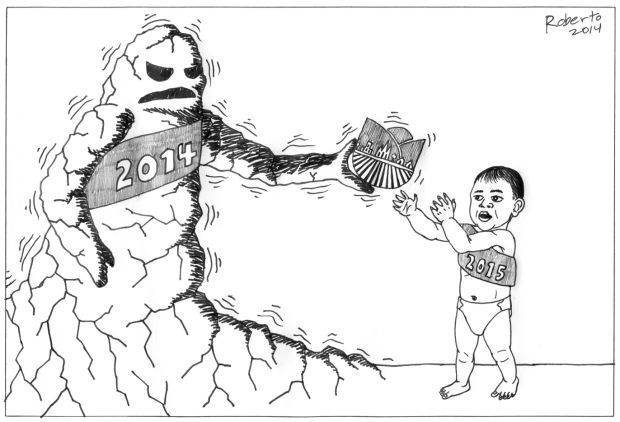 Editorial Cartoon, Jan. 1, 2015